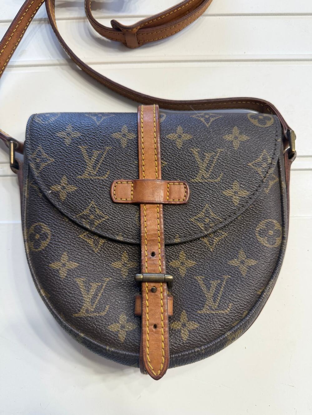 Louis Vuitton Vintage Chantilly PM Monogram Crossbody Shoulder Bag Purse